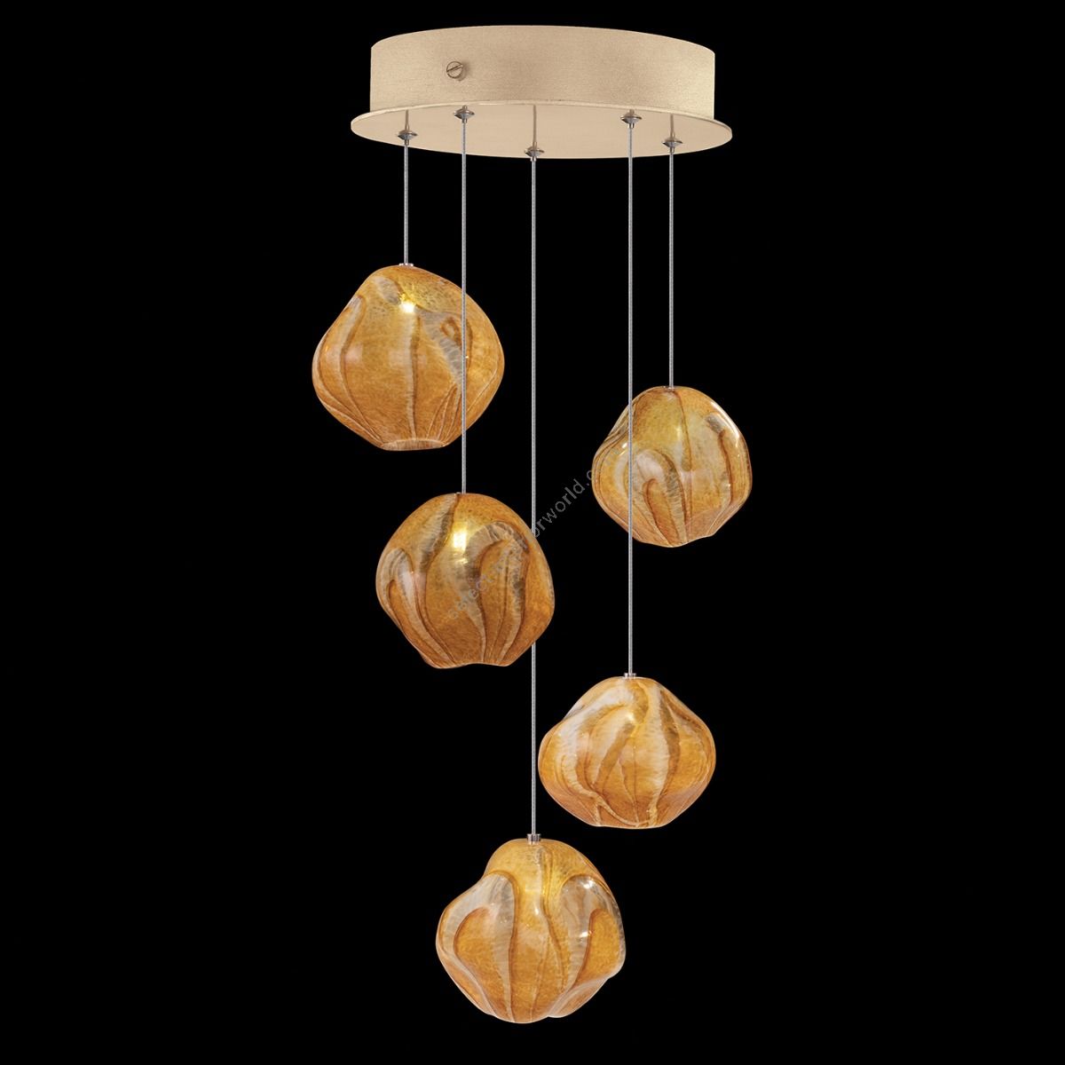 Fine Art Handcrafted Lighting / Pendant Lights / Vesta 12″ Round 866340