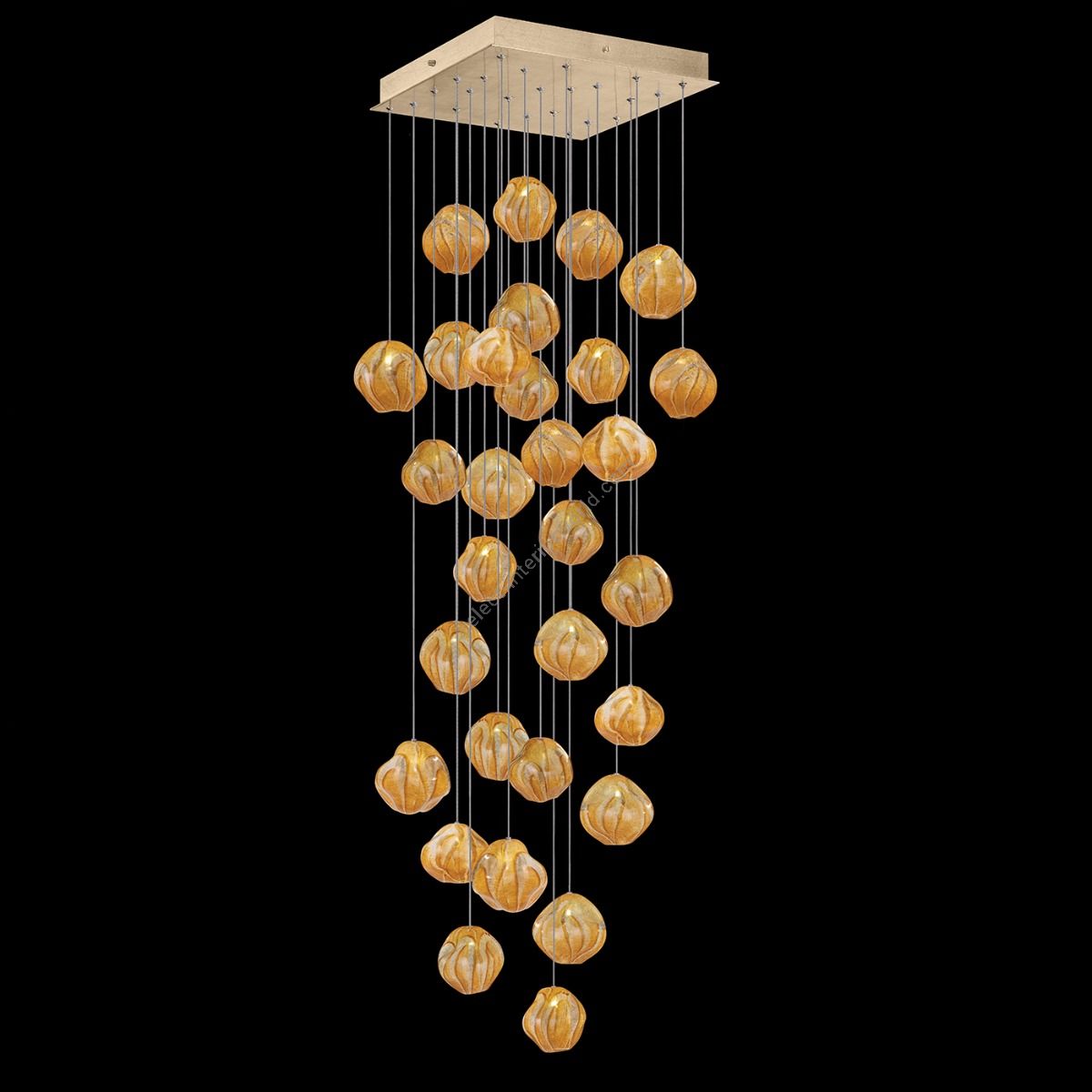 Fine Art Handcrafted Lighting / Pendant Lights / Vesta 30″ Square 867640