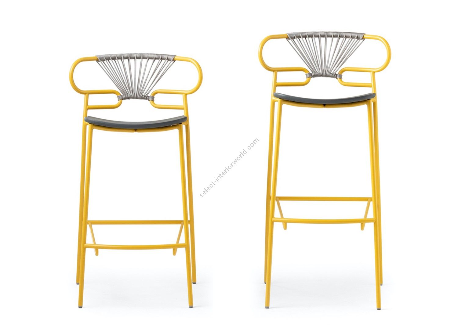 Traba / Outdoor Stools / Genoa Met Pu Cross Stool TR-0049-MET-CROSS-PU