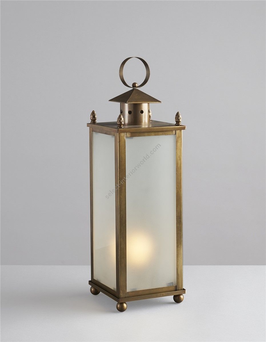 Officina Ciani / Outdoor Pedestal Lights / Brass GL3036FL Brassy