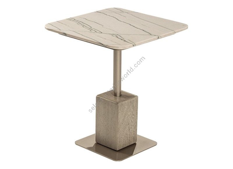 Adriana Hoyos / Side & Lamp Tables / Gem End Table 101 Stone Top