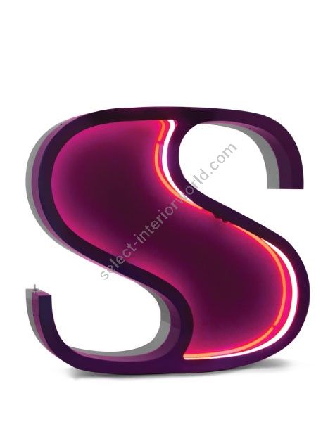 DelightFULL / Floor or Wall Lamps / Light Letter S | Graphic Letters "S"