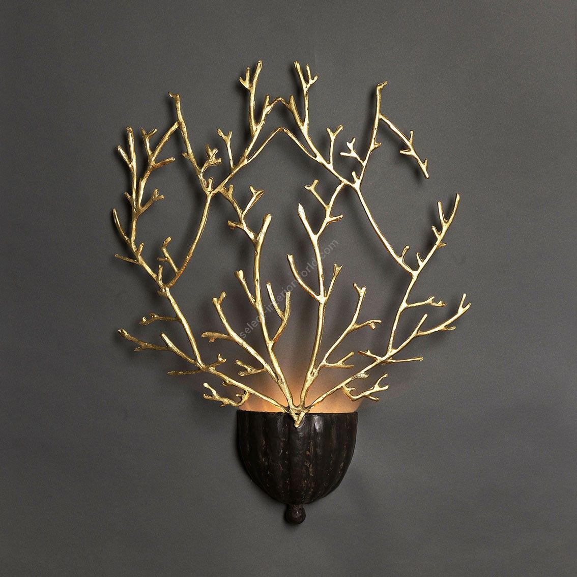Officina Ciani / Wall Sconces / Brass and Iron Coral HL1048WA-1ot Coralli