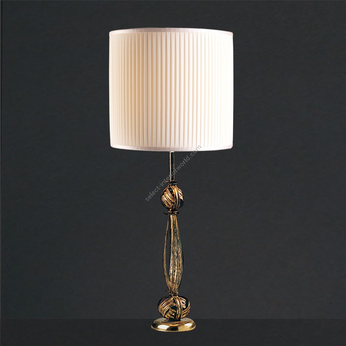 Officina Ciani / Table Lamps / Iron with Cylindrical Shade HL1093TA-1 Effige