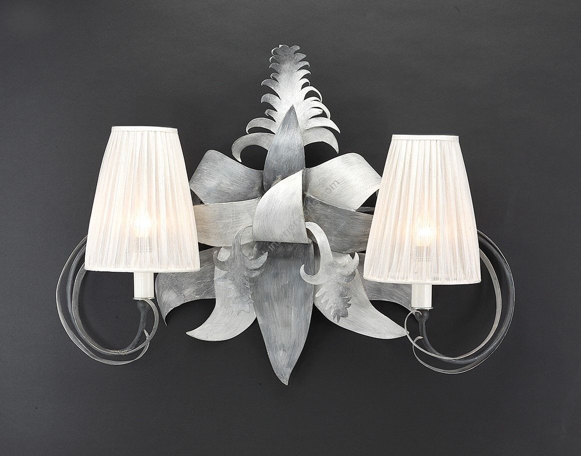 Officina Ciani / Wall Sconces / Forged Iron HL1115WA-2 Agave