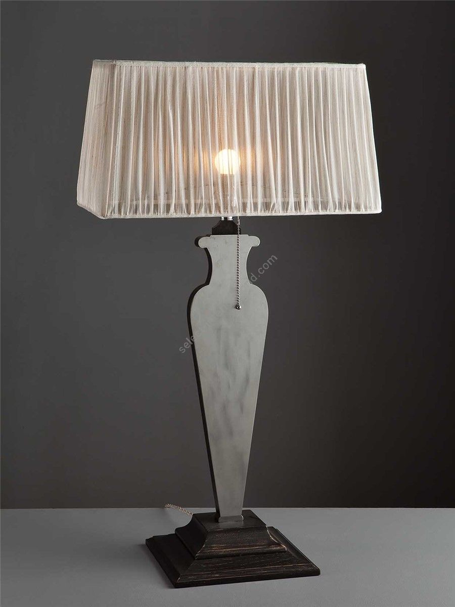 Officina Ciani / Table Lamps / in Iron with Wood Core HL1126TA Sandwich