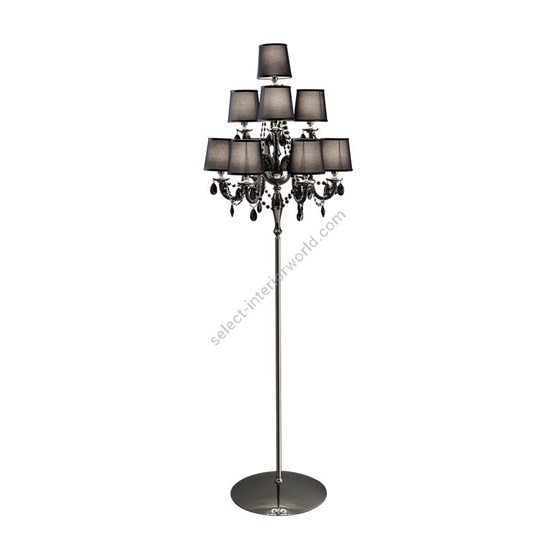 Crystal Floor Lamp with Swarovski Crystal Lenoir 445 by Italamp