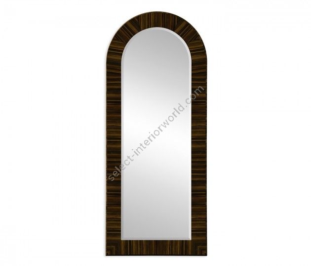 Jonathan Charles / Art Deco Oval Mirror (High Lustre) / 494153-AMH