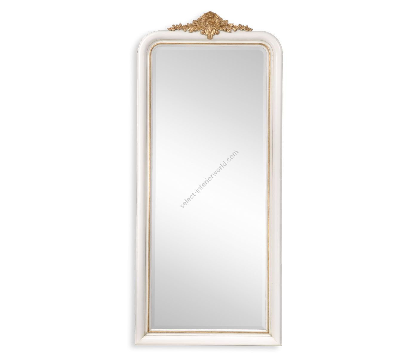 Jonathan Charles / Impressive Hanging Or Floor Standing French Style Mirror