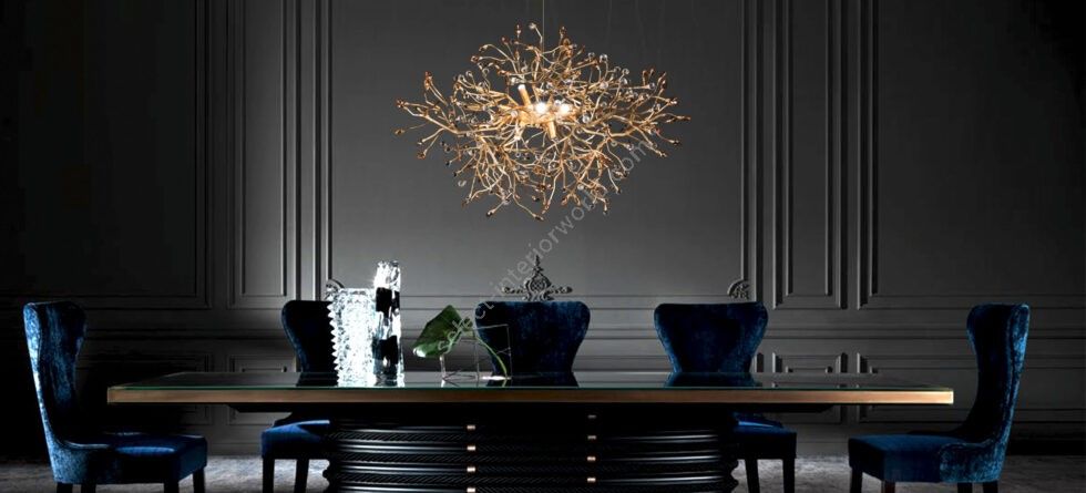 Mechini / Chandeliers / Clear and Coloured Bohemian Crystal L-Spidery/12