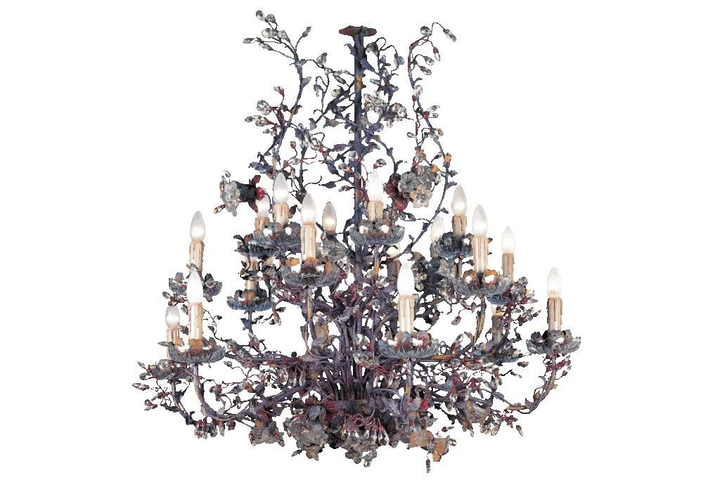 Mechini / Chandeliers / Clear Bohemian Crystal and Murano Glass L241/18