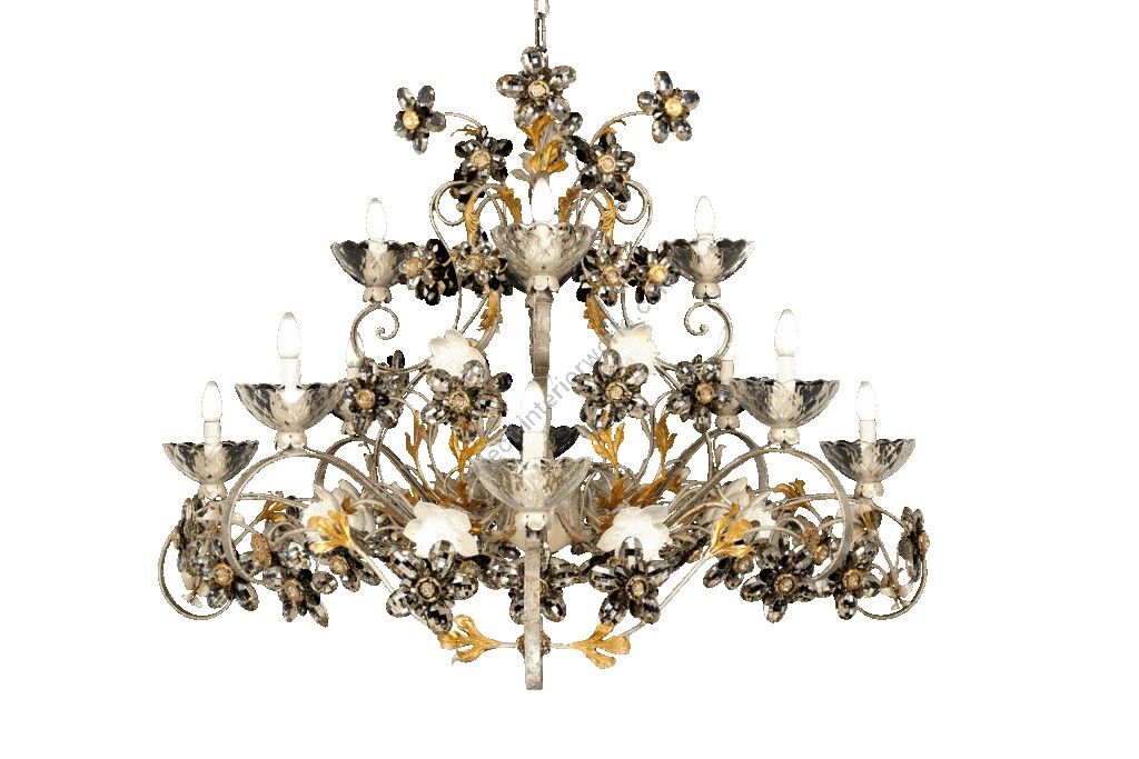 Mechini / Chandeliers / Bohemian Crystal & Porcelain and Lamp Shades L291/12