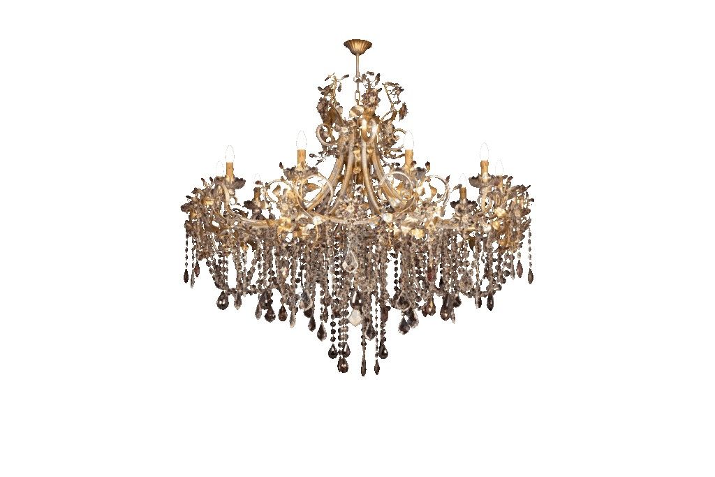 Mechini / Chandeliers / Clear and Coloured Bohemian Crystal L800/11