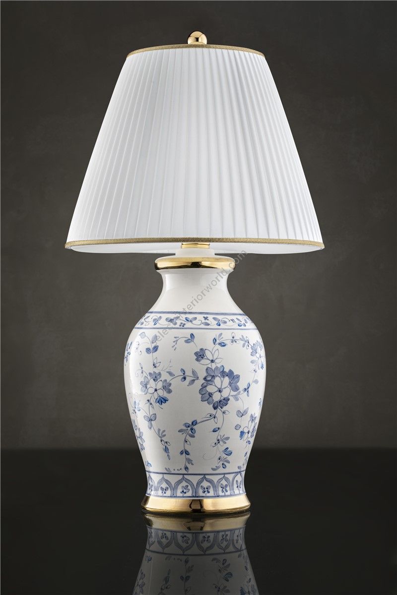 Italian Luxury Lighting / Table Lamps / Ceramic and Brass Components LF2028