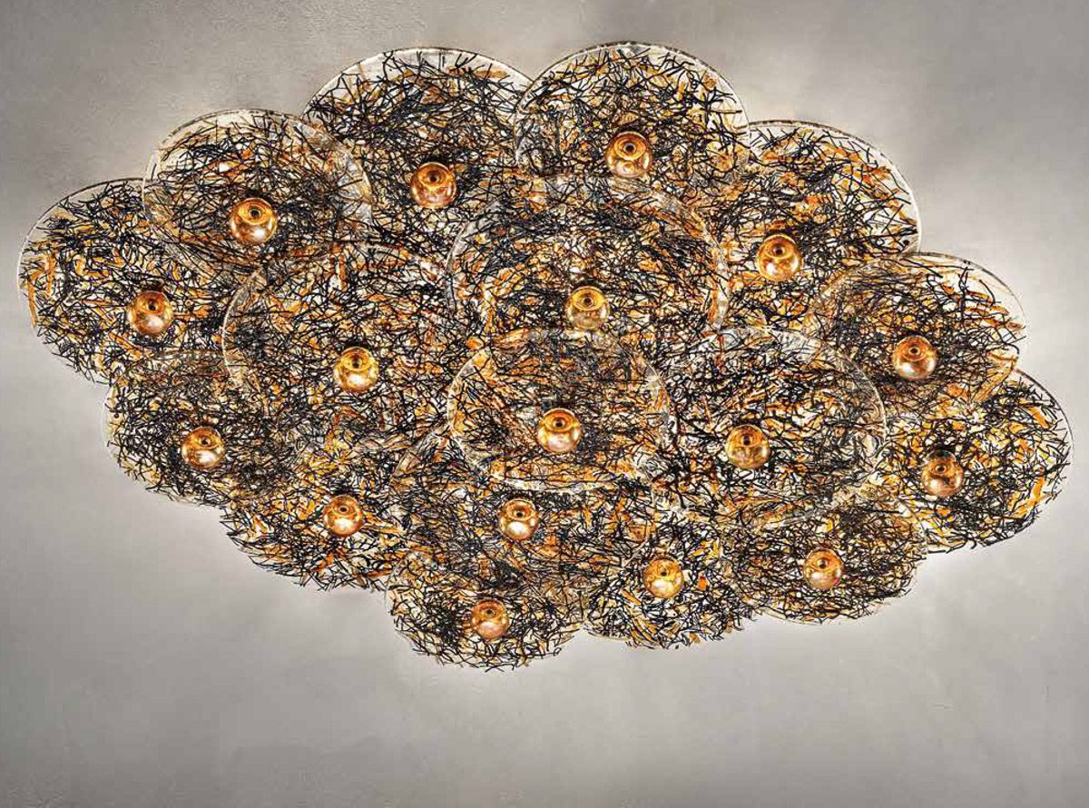 Glass & Glass Murano / Semi-Flush Mounts / Habitat Creative 3.2 ART. 36002/P