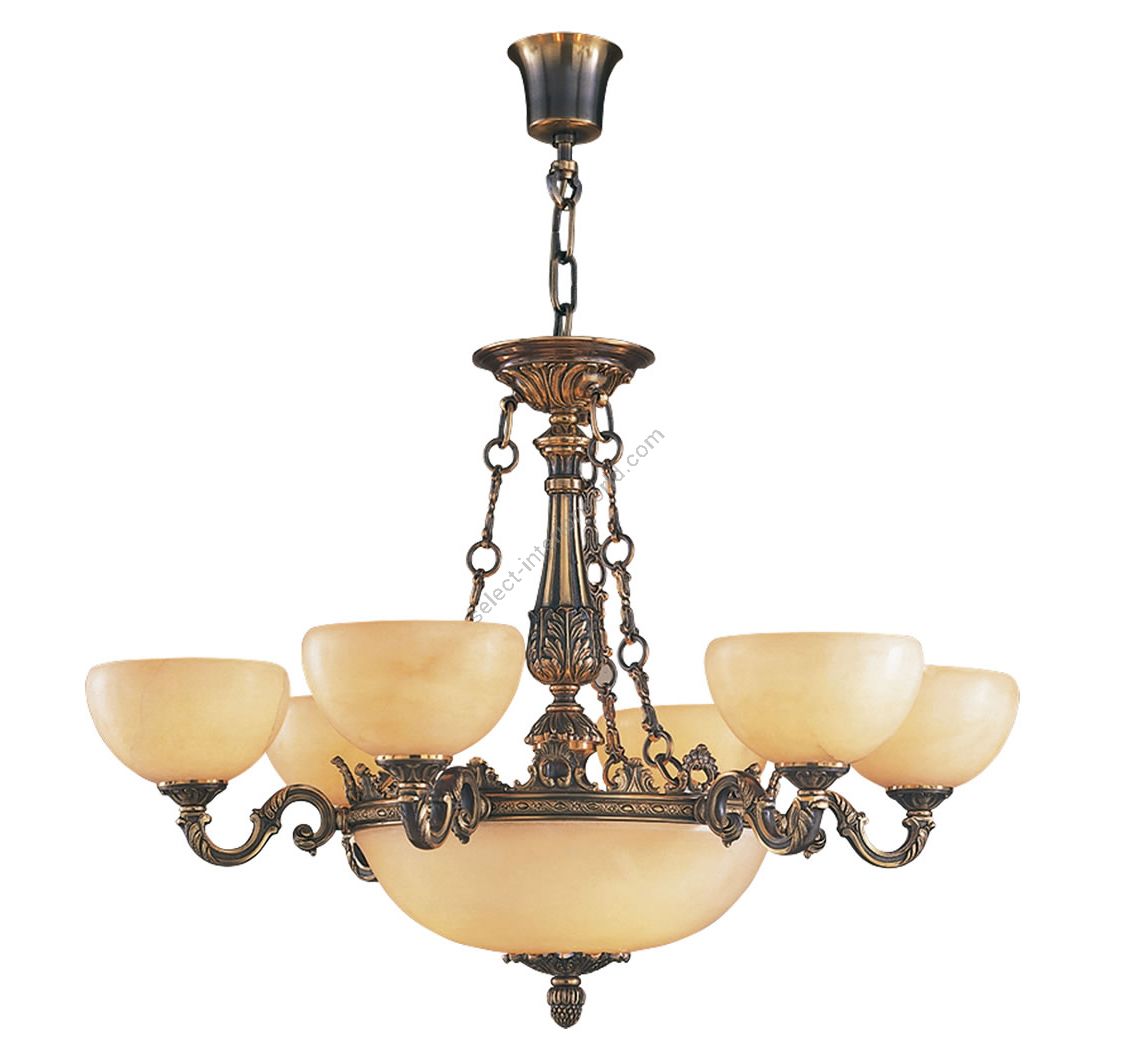 Mariner / Chandeliers / Casted Bronze & Alabaster 18845.0