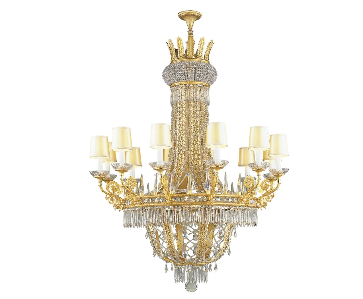 Mariner / Crystal Chandelier, Empire French Style / 18693