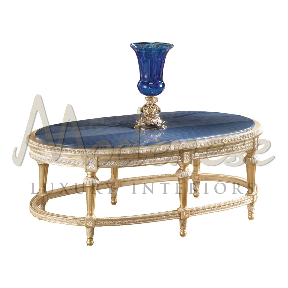 Modenese Luxury Interiors / Coffee Tables / Oval Azul Macaubas 14631
