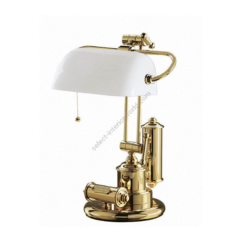 Bankers Desk Lamp: Classic Table Lamp in Banker's Design