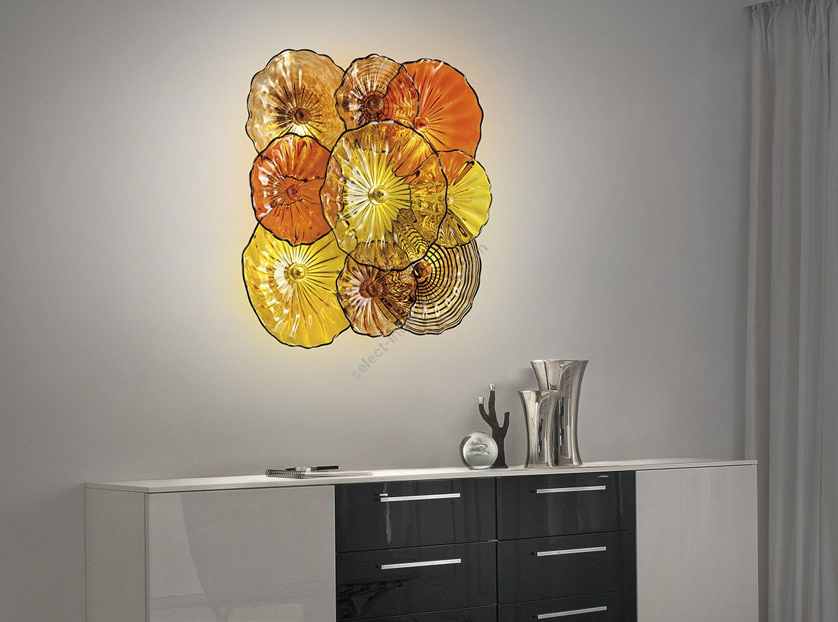 Glass & Glass Murano / Wall Sconces / Habitat Creative 1 ART. 161/A