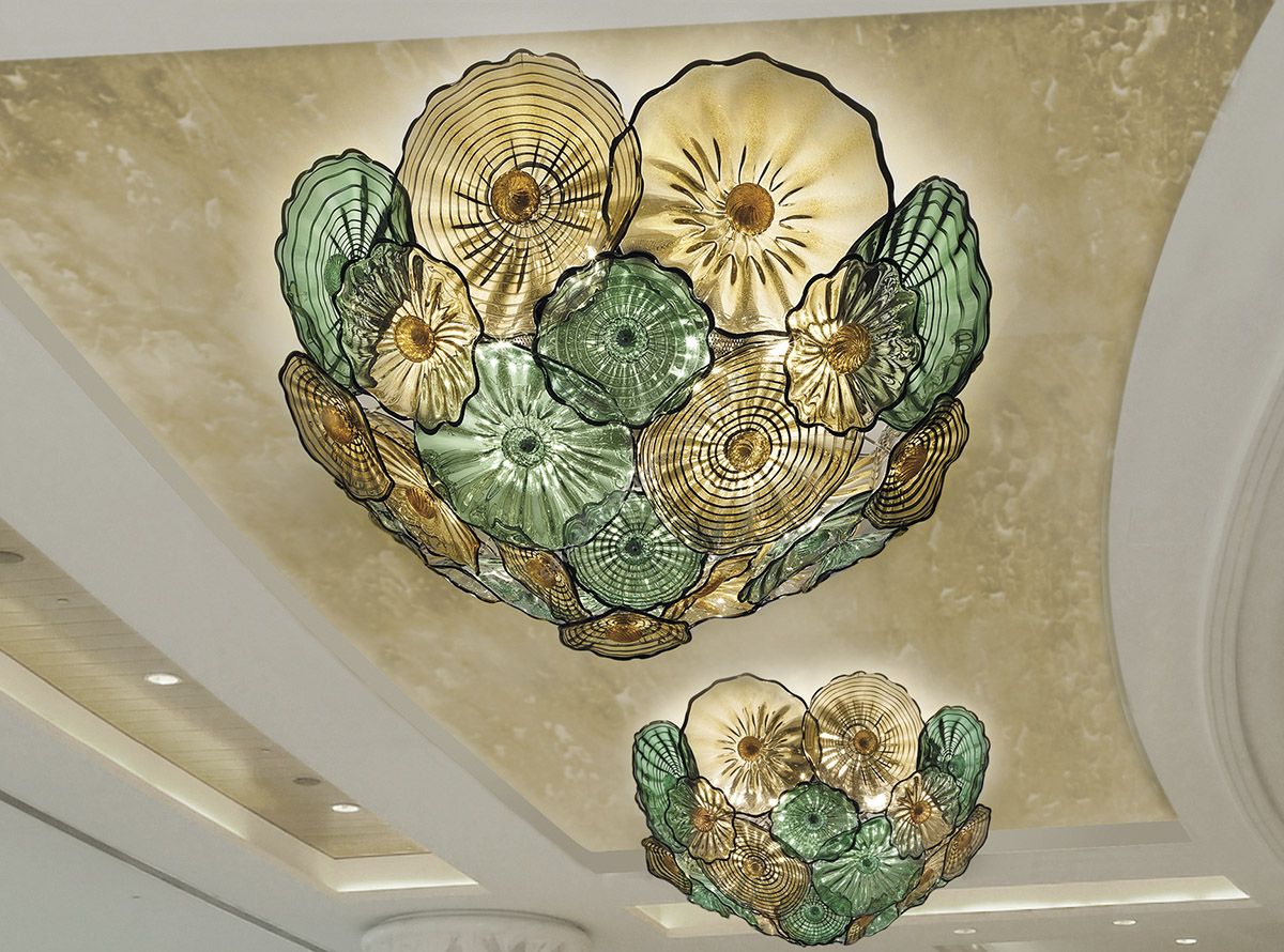 Glass & Glass Murano / Semi-Flush Mounts / Habitat Creative 1 ART. 110/P