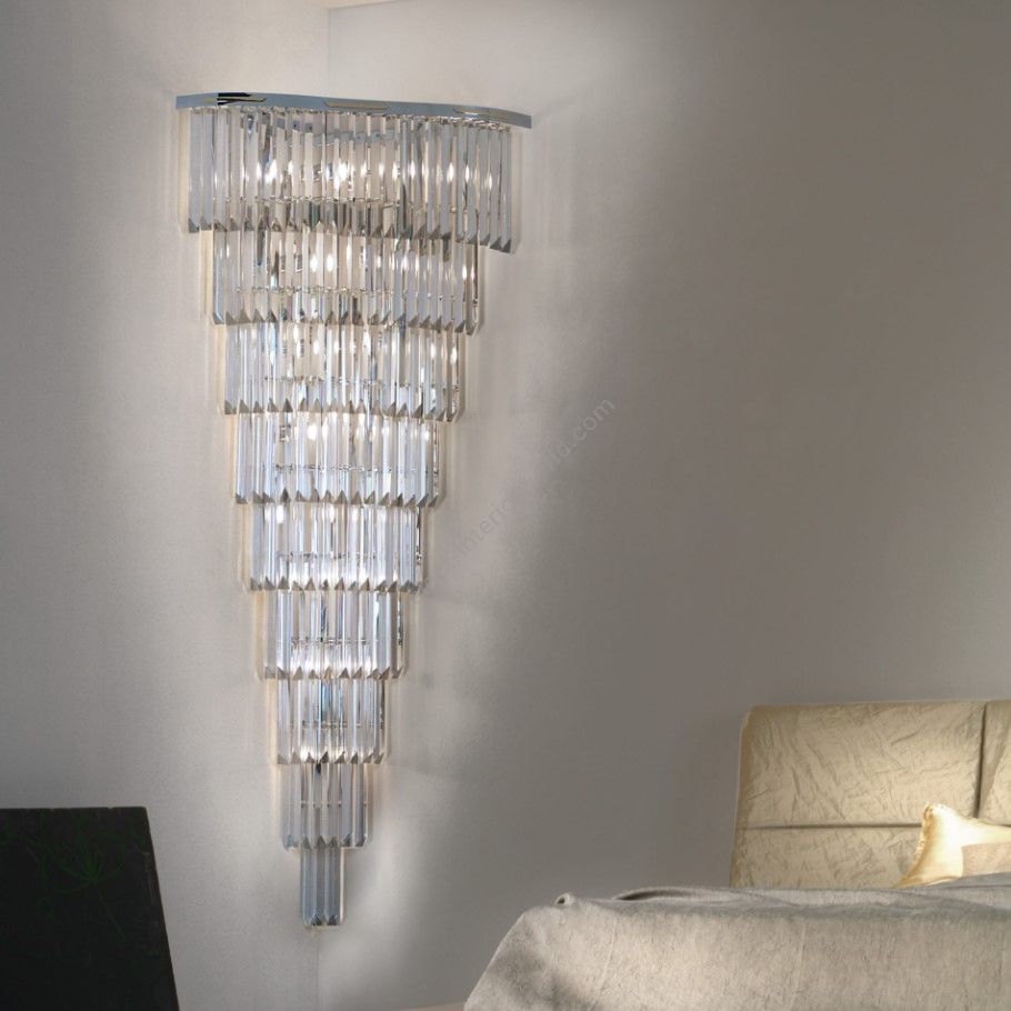 Patrizia Volpato / Wall Sconces / Cristalli Murano Glass 24 Karat Gold 5074-APP