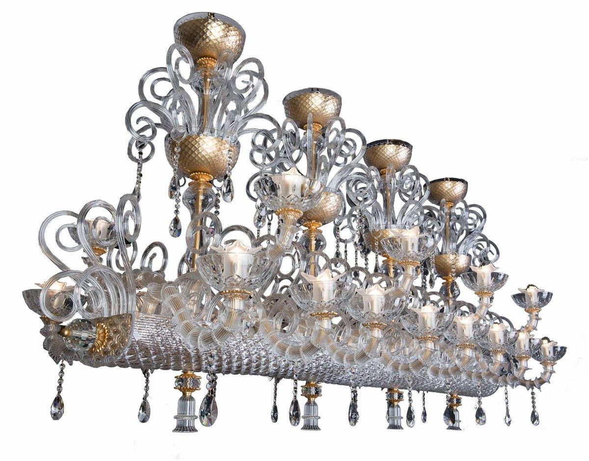Italian Luxury Lighting / Chandeliers / Venetian Glass Murano Glass 24-Light V8093 024