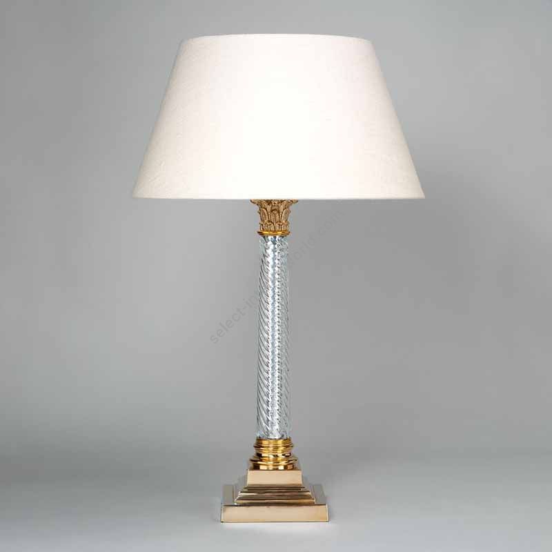 Vaughan / Table Lamp / Twisted Glass Column TG0004.BR