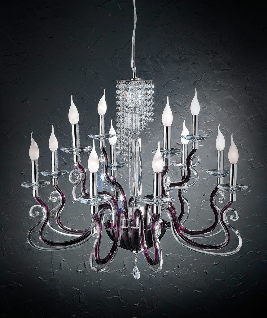 Euroluce Lampadari / Chandeliers / Venice Superlux L8+4