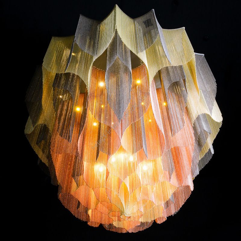 Willowlamp / Semi-Flush Mounts / Lotus Mandala Ø1000 Ceiling Mounted