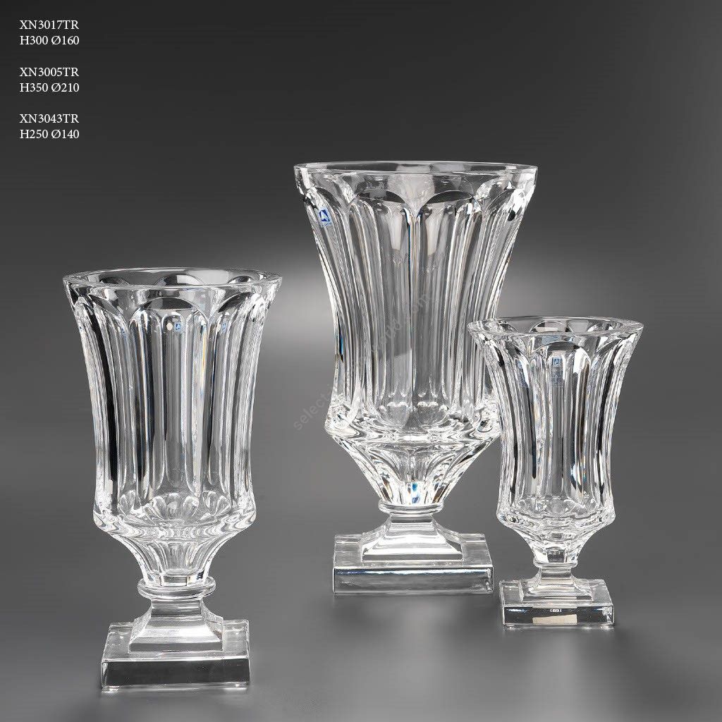 Italian Luxury Lighting / Vases / Crystal Set of 3 XN3017TR