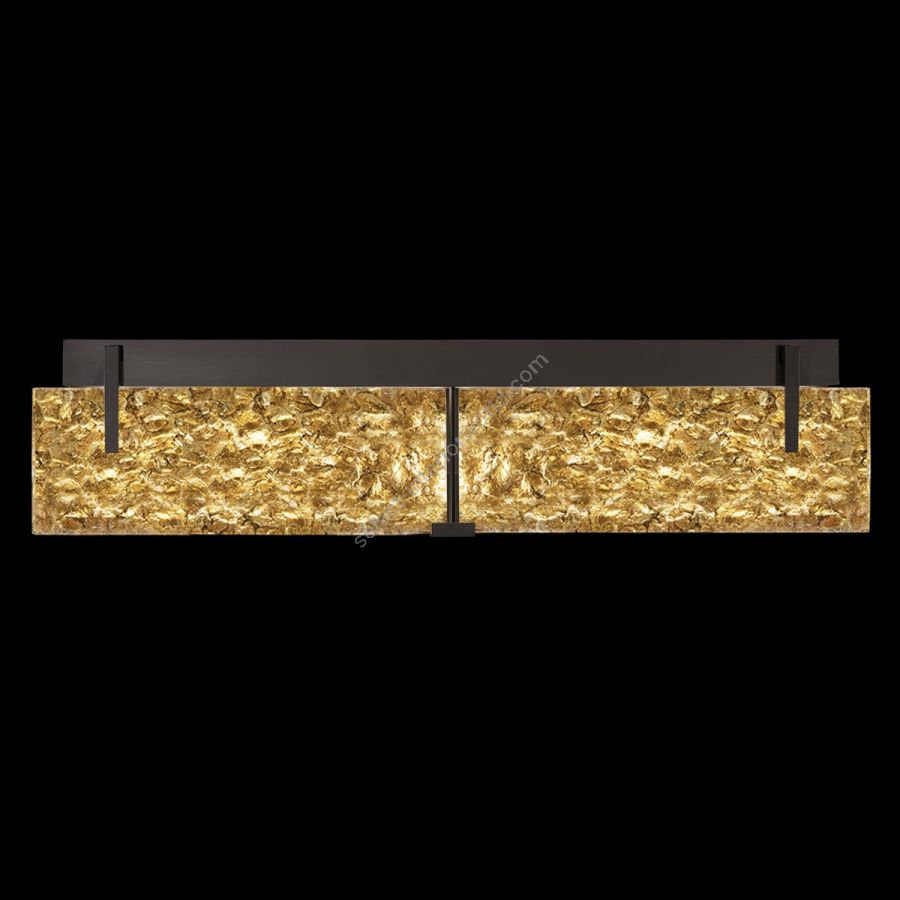 Black / Gold Leaf Glass - 913450-12