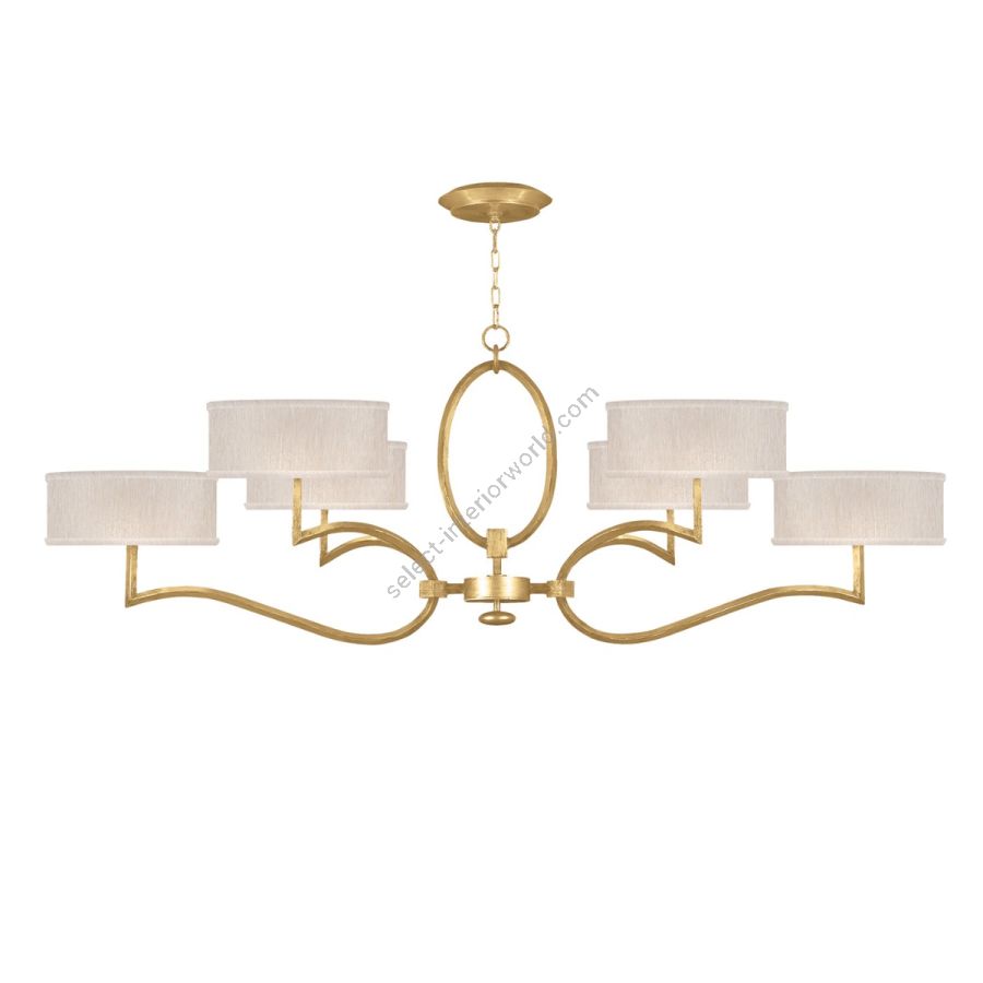 Gold Leaf / Champagne Fabric Shades - 780040-33