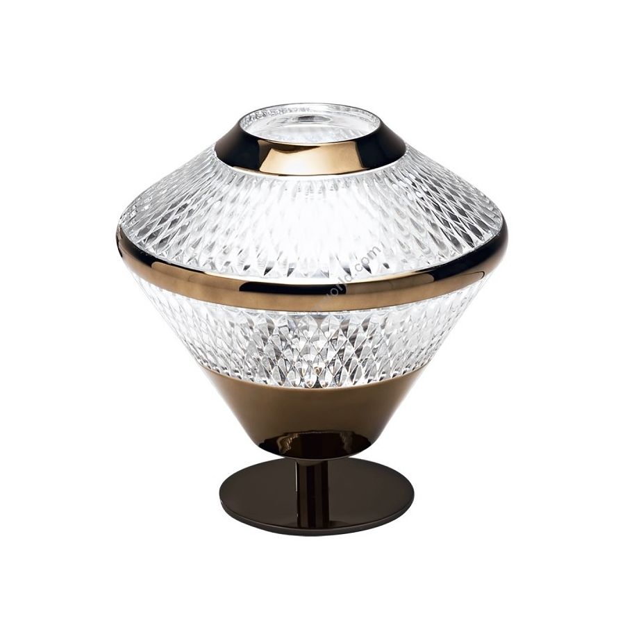Table lamp / Transparent - Bronze finish with Gold Nickel details