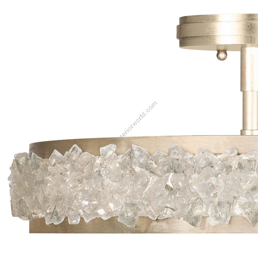 Soft gold leaf finish