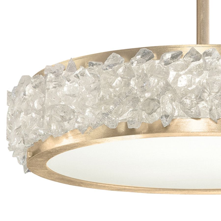 Soft gold leaf finish