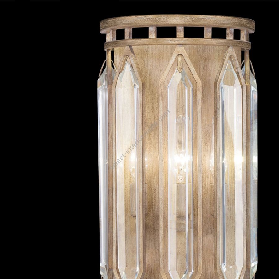 Washed pale gold finish