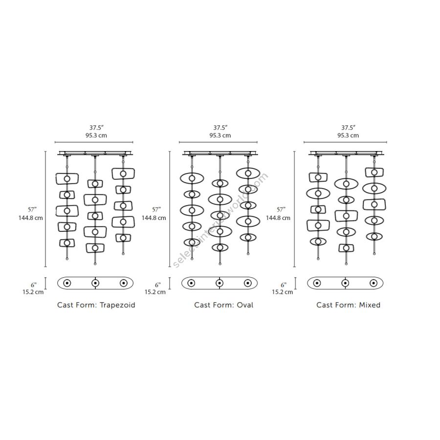 3 Stems/5 Cast Forms