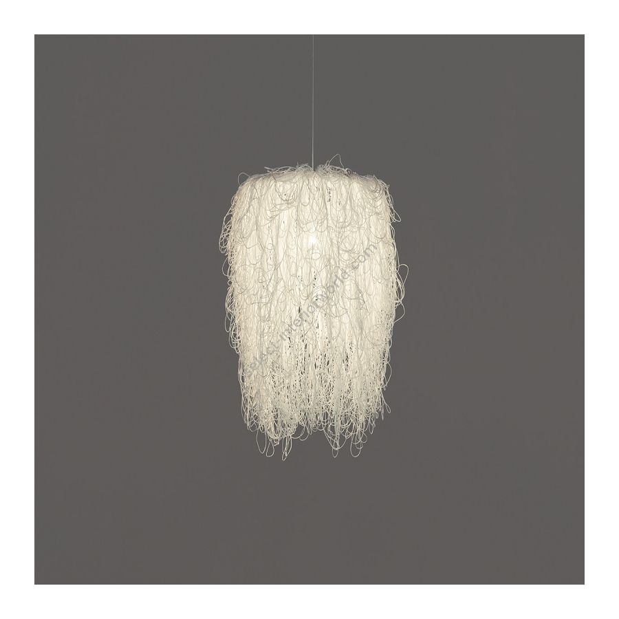 White color finish, cm.: 150 x 50 x 50 / inch.: 59.1" x 19.7 " x 19.7"