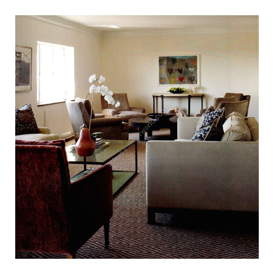 "Spaces Kansas City"-October 2010. Show: Medallion Demilune 2 Console Table by Tom Corbin