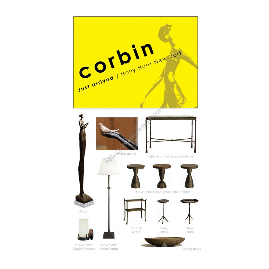 Gallery Holly Hunt in New York. Show: Twig Table by Tom Corbin