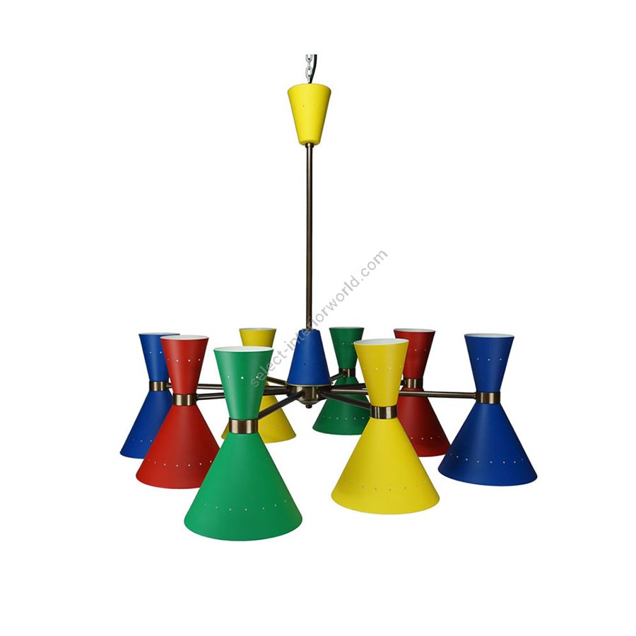 Brass dark brushed bronze finish