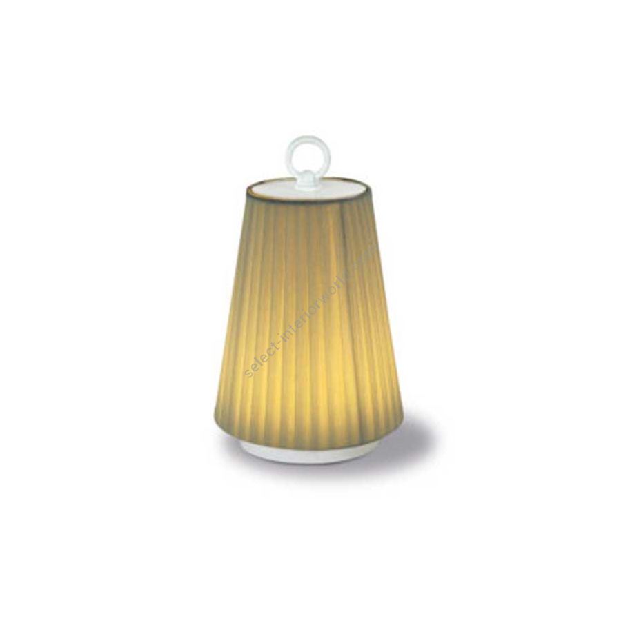 Creponne Avorio fabric lampshade