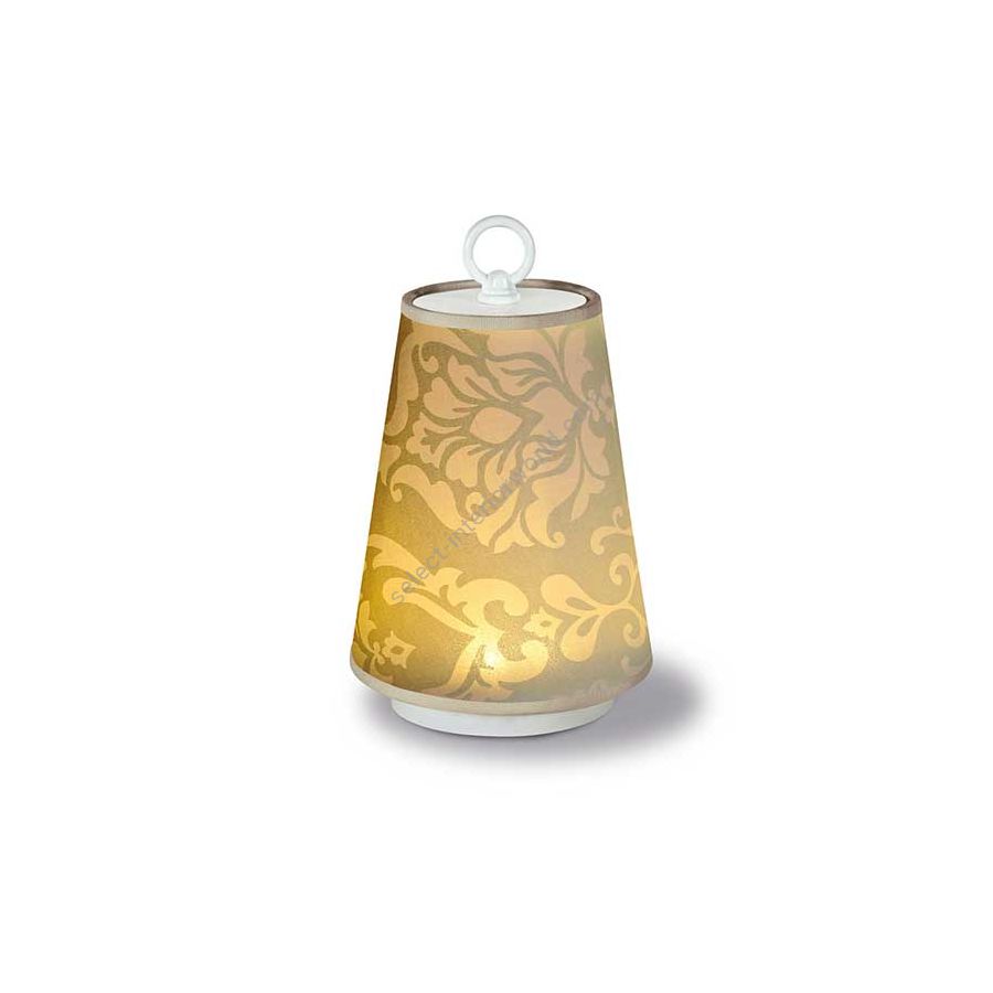 Royal Avorio fabric lampshade