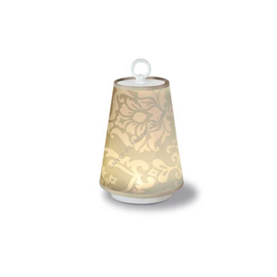 Royal Bianco fabric lampshade