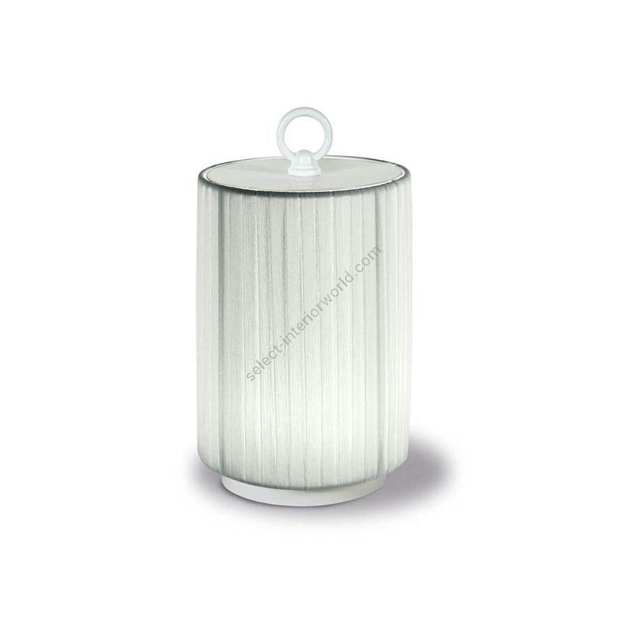 Creponne Bianco fabric lampshade