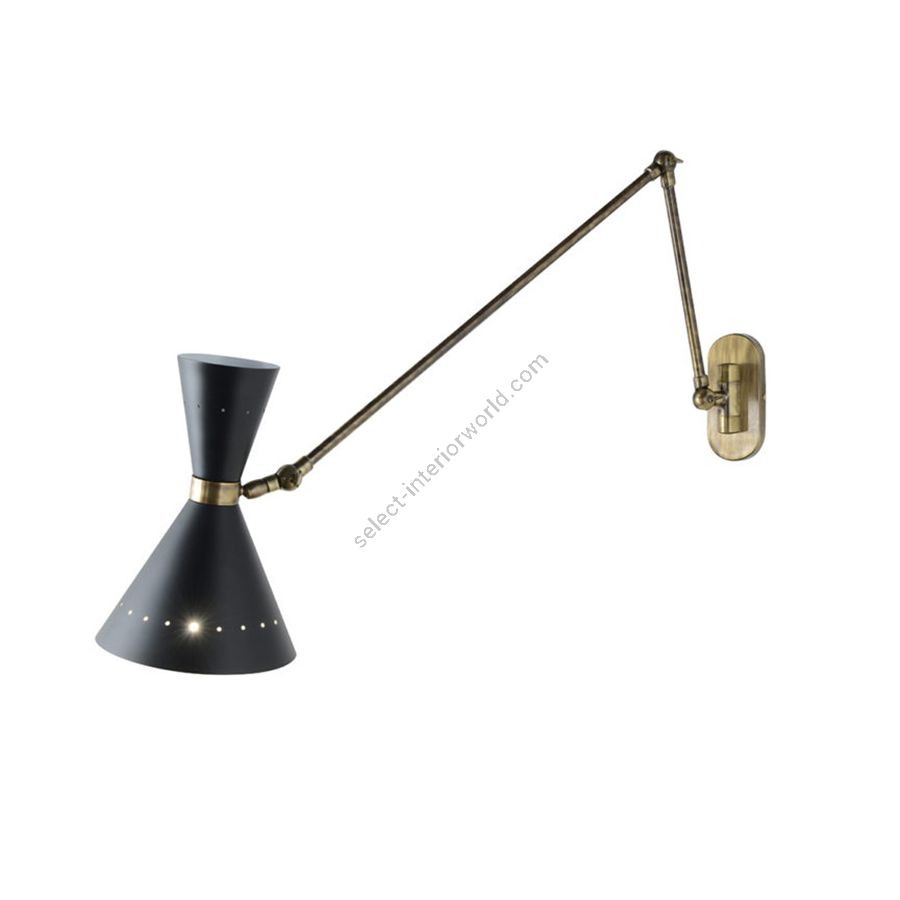 Brushed bronze finish