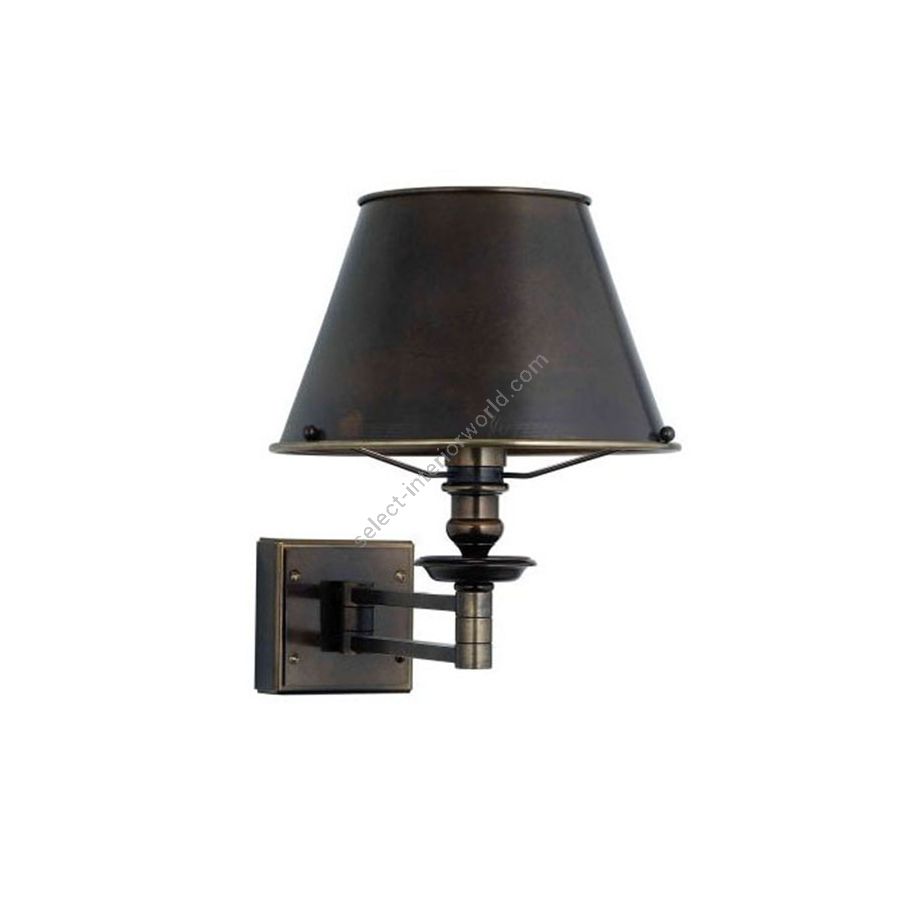 Dark brushed bronze finish