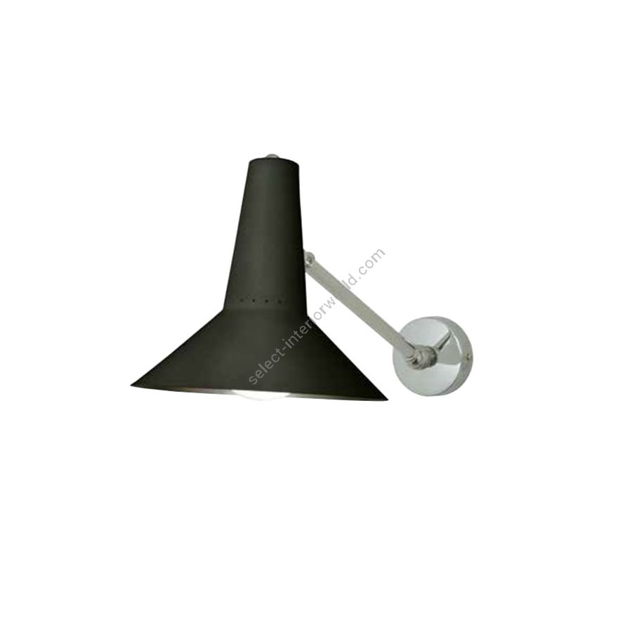 Black metal lampshade