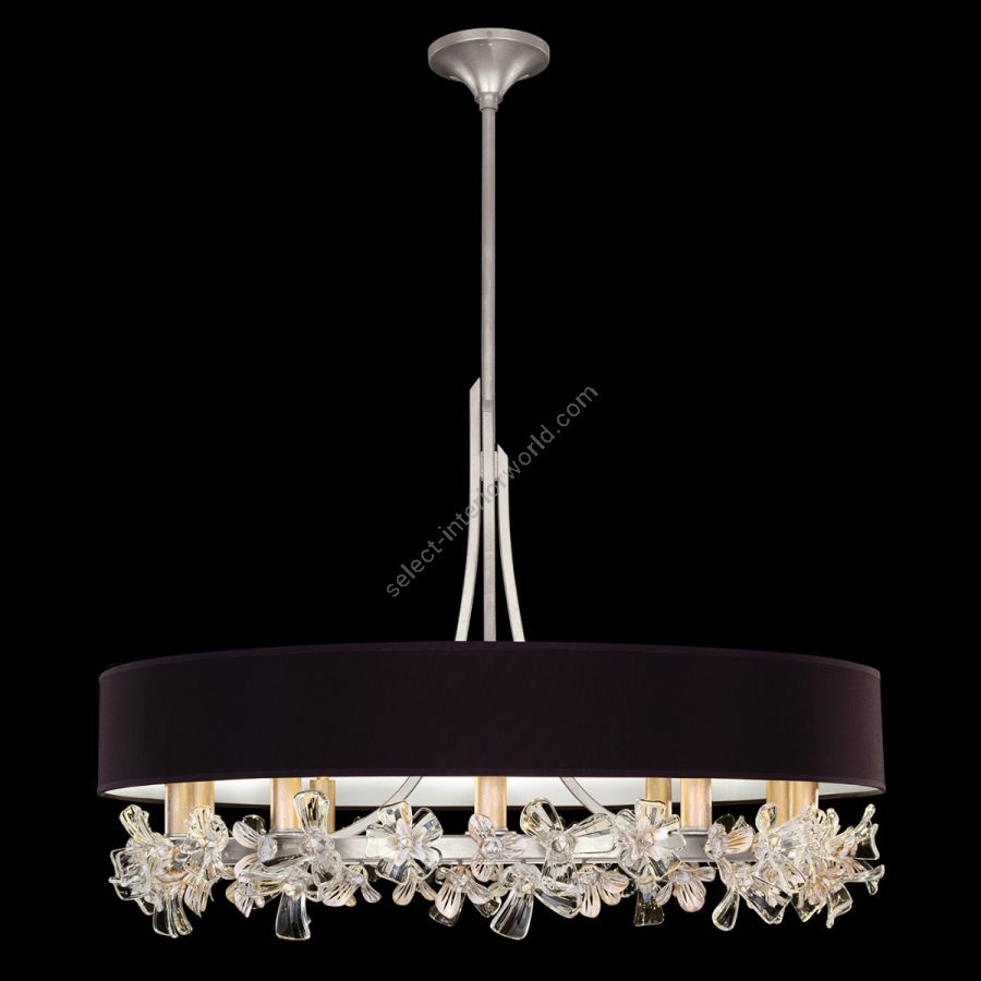 Silver Leaf / Black Fabric & Silver Inner Lining Shades 915240-13